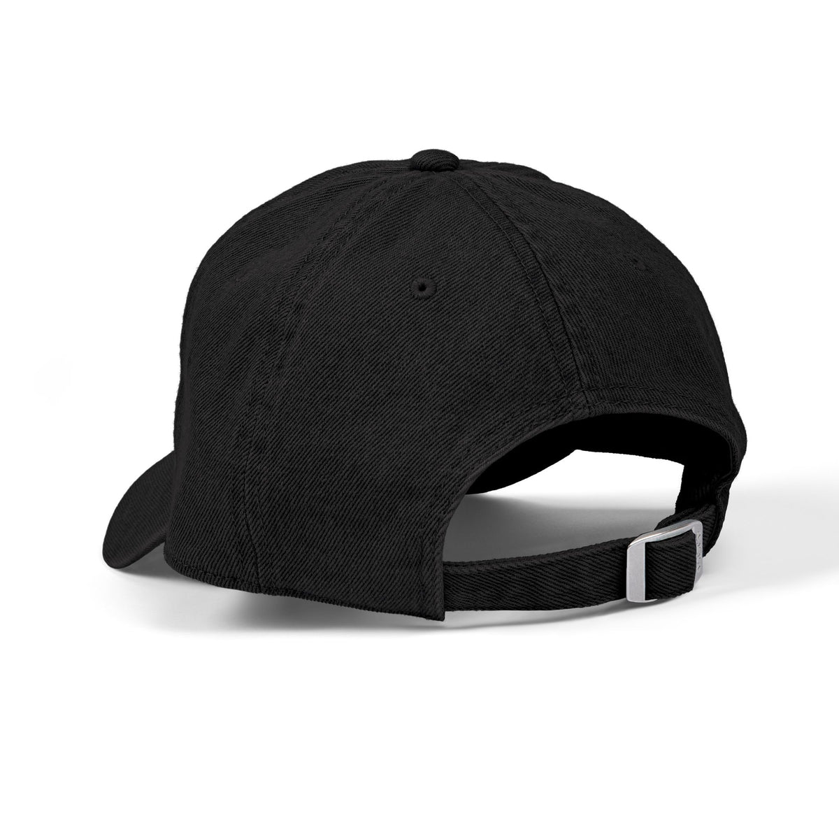 Embroidered LD Denim Hat — Classic Black Logo Baseball Cap Printify