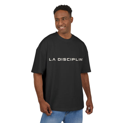 La Discipline Box Tee — Minimalist LD Logo Graphic T-Shirt Printify