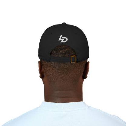 LA Dreamer Embroidered Baseball Cap – Organic Cotton, Minimal Logo Printify