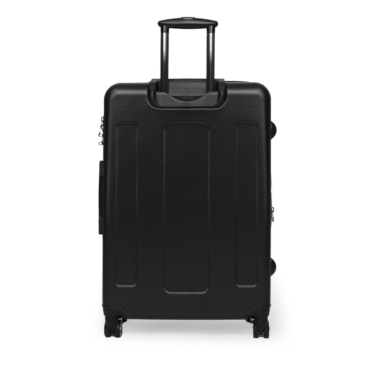 La Discipline Logo Carry-On Suitcase – Black Hard-Shell Travel Luggage Printify