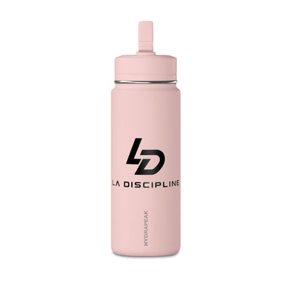 LA Discipline 20oz Mini Water Bottle – Sport Straw Insulated Hydration Bottle Printify
