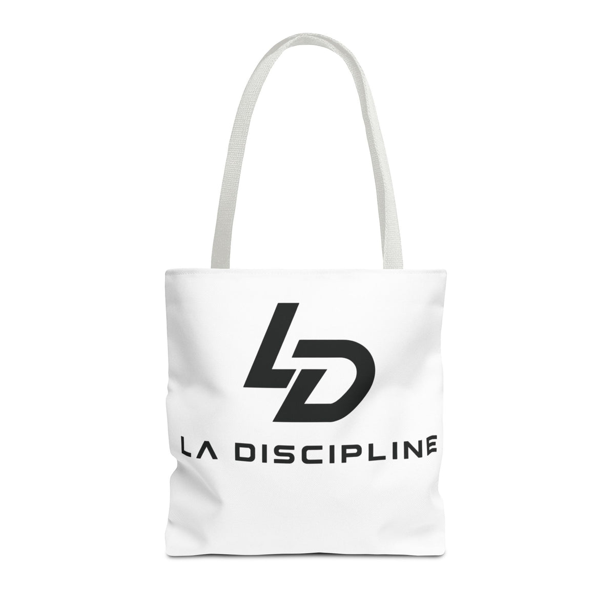 La Discipline Logo Tote Bag – Minimalist Gym &amp; Everyday Carry Printify