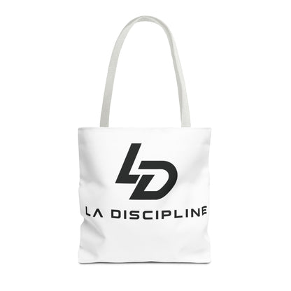 La Discipline Logo Tote Bag – Minimalist Gym &amp; Everyday Carry Printify