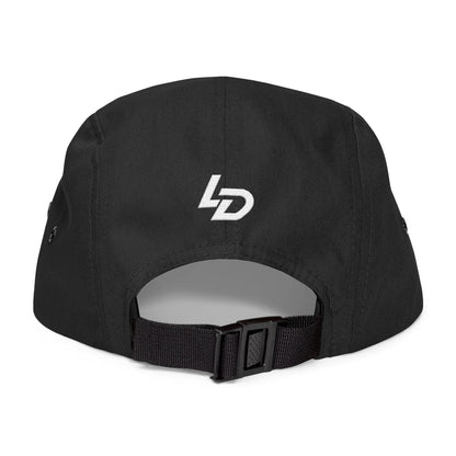 Embroidered 5-Panel Cap — "LA DISCIPLINE" Minimal Logo Printify