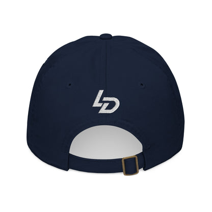 LA Dreamer Embroidered Baseball Cap – Organic Cotton, Minimal Logo Printify