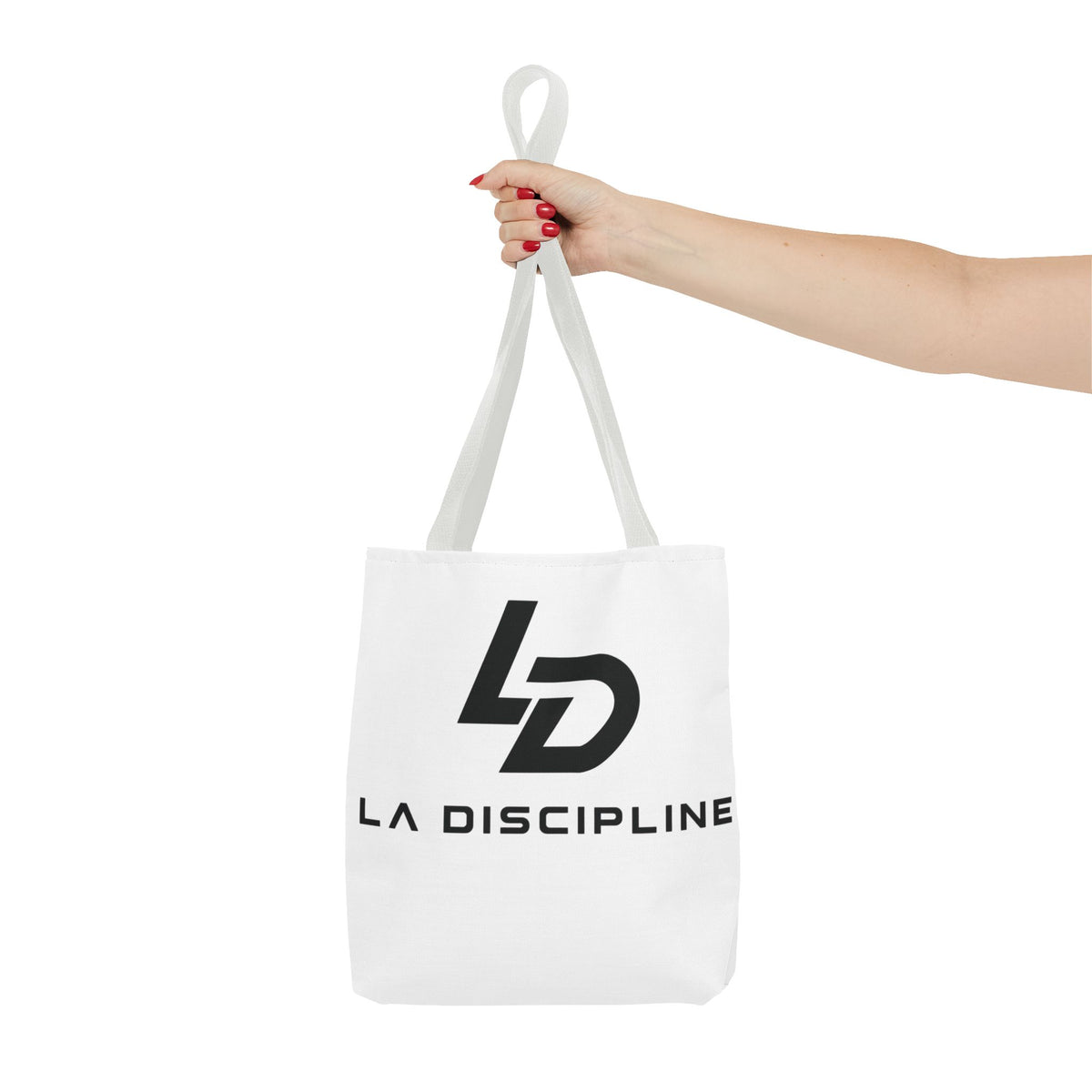 La Discipline Logo Tote Bag – Minimalist Gym &amp; Everyday Carry Printify