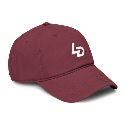 La Discipline Washed Baseball Cap – Minimal LD Logo Embroidered Hat Printify