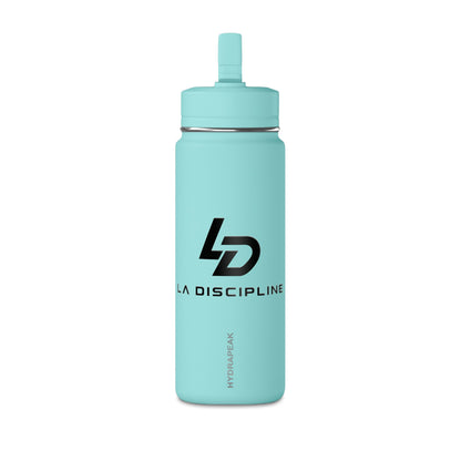 LA Discipline 20oz Mini Water Bottle – Sport Straw Insulated Hydration Bottle Printify