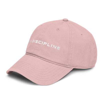 La Discipline Embroidered Baseball Cap — Washed Cotton Dad Hat Printify