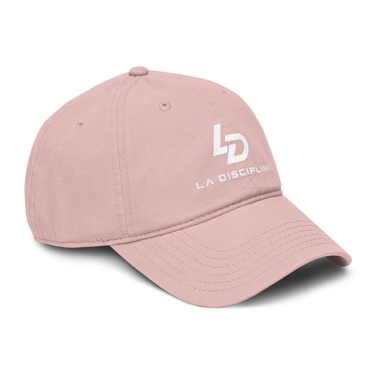 LA Discipline Embroidered Baseball Cap — Washed Cotton Dad Hat Printify