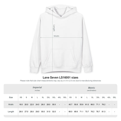 LA Discipline Logo Hoodie — Minimalist Athletic Pullover Printify