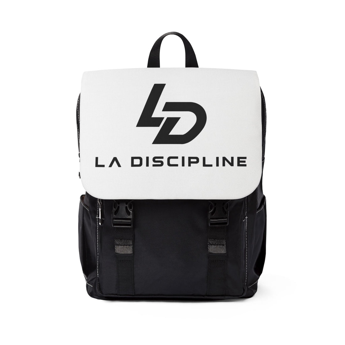 La Discipline Logo Shoulder Backpack - Casual Canvas Daypack Printify