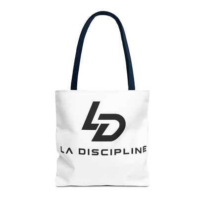La Discipline Logo Tote Bag – Minimalist Gym &amp; Everyday Carry Printify