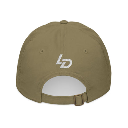 LA Dreamer Embroidered Baseball Cap – Organic Cotton, Minimal Logo Printify
