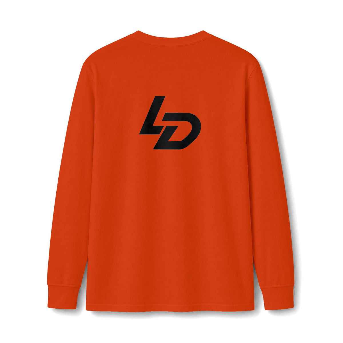 La Discipline Long Sleeve Tee — Minimal Logo Athletic Shirt Printify