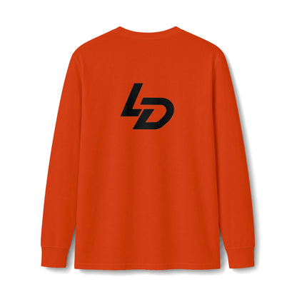 La Discipline Long Sleeve Tee — Minimal Logo Athletic Shirt Printify