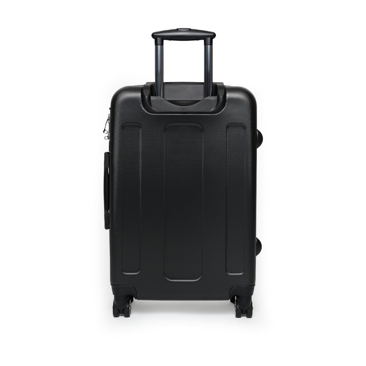 La Discipline Logo Carry-On Suitcase – Black Hard-Shell Travel Luggage Printify