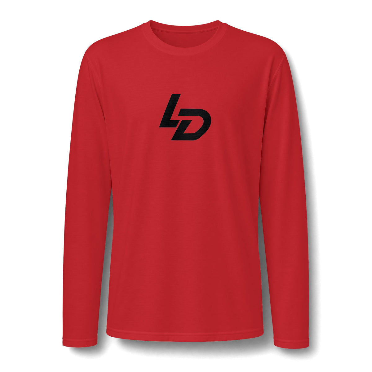 La Discipline Long Sleeve Tee — Minimal LD Logo Performance Shirt Printify