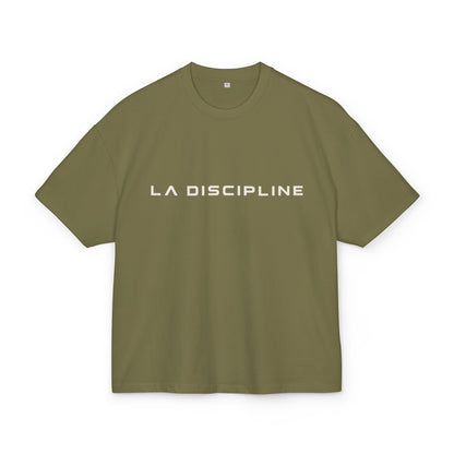 La Discipline Box Tee — Minimalist LD Logo Graphic T-Shirt Printify