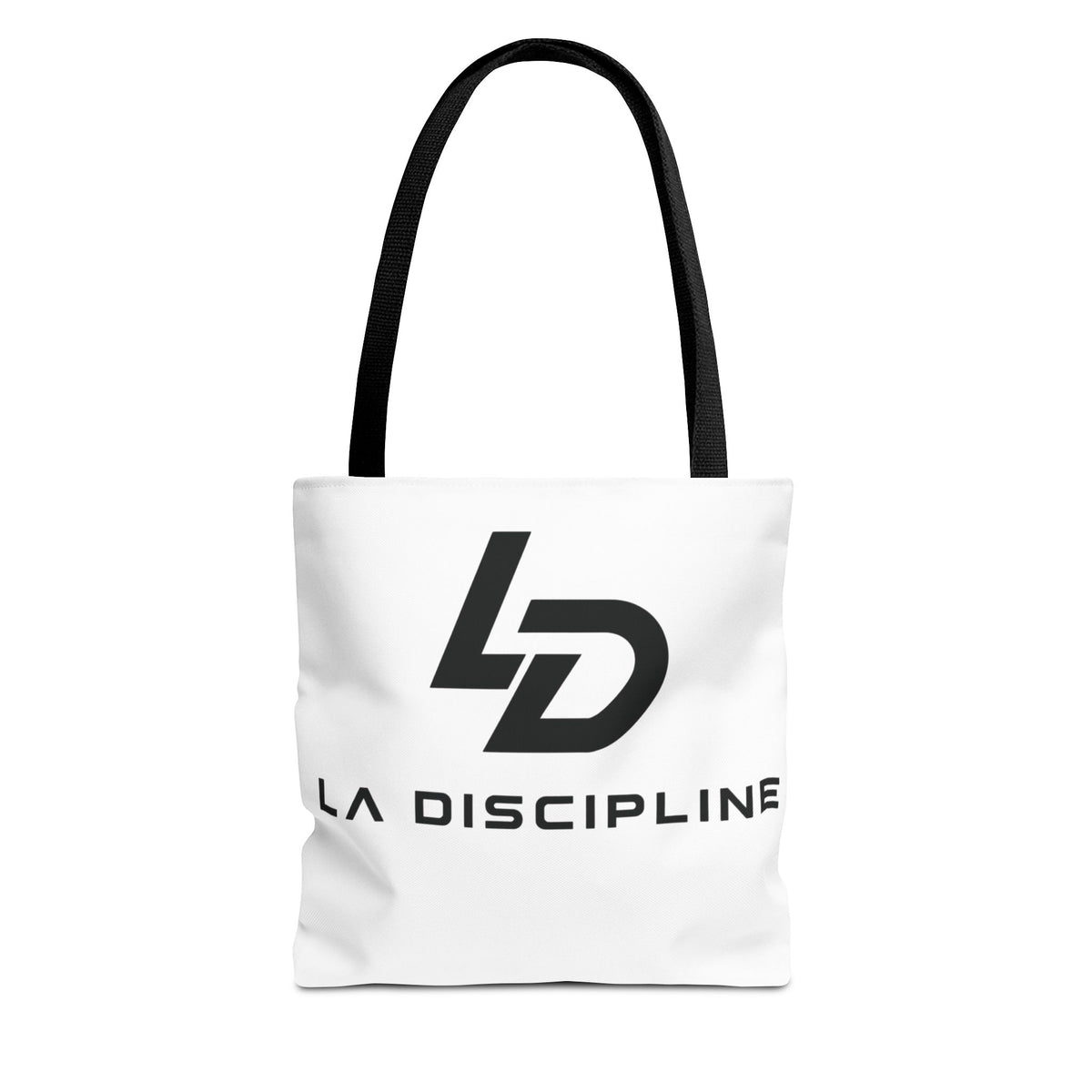 La Discipline Logo Tote Bag – Minimalist Gym &amp; Everyday Carry Printify