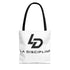 La Discipline Logo Tote Bag – Minimalist Gym & Everyday Carry Printify