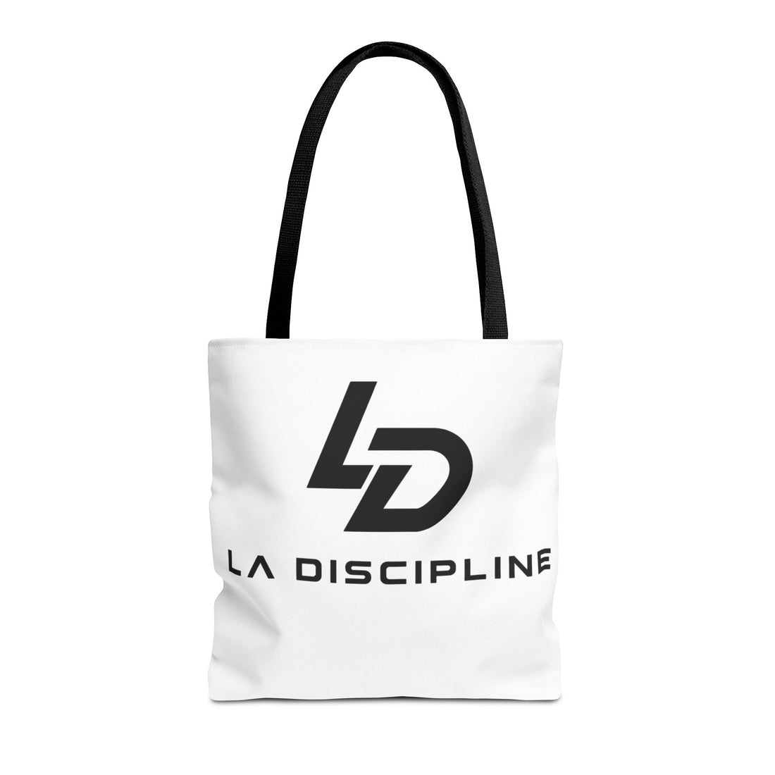 La Discipline Logo Tote Bag – Minimalist Gym &amp; Everyday Carry Printify