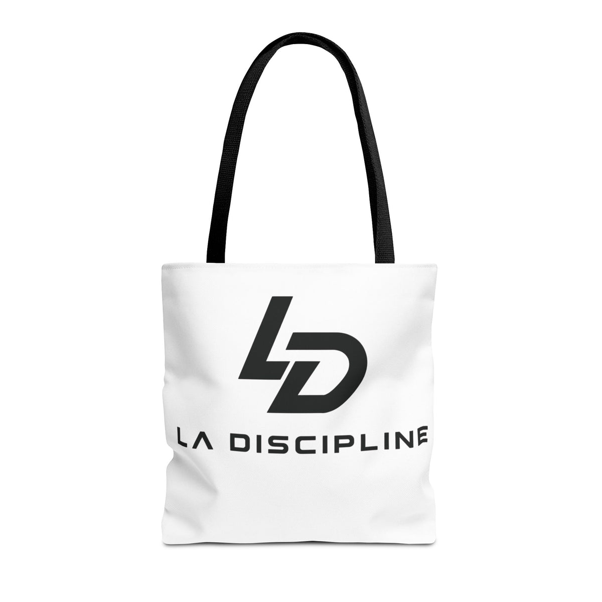 La Discipline Logo Tote Bag – Minimalist Gym &amp; Everyday Carry Printify