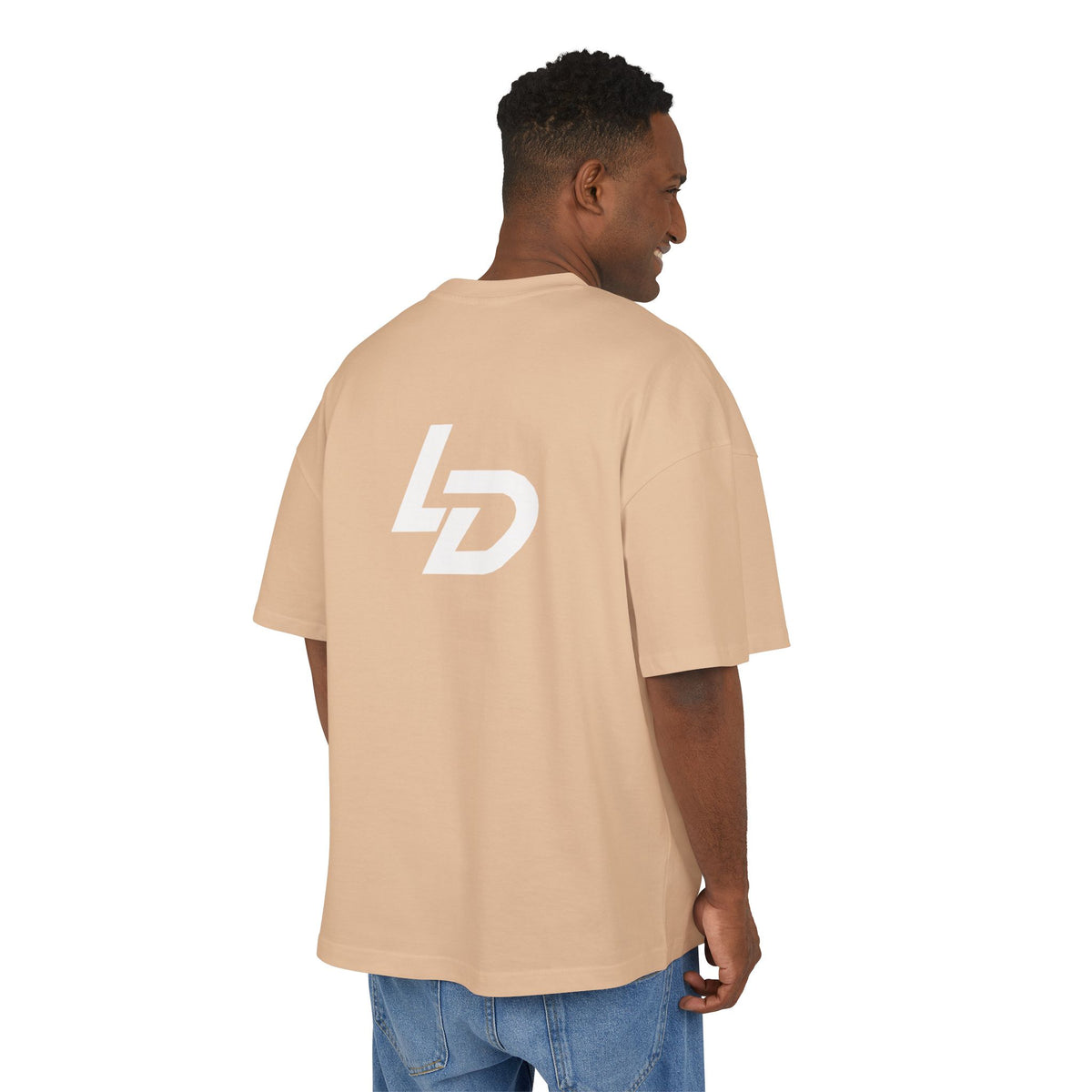 La Discipline Box Tee — Minimalist LD Logo Graphic T-Shirt Printify