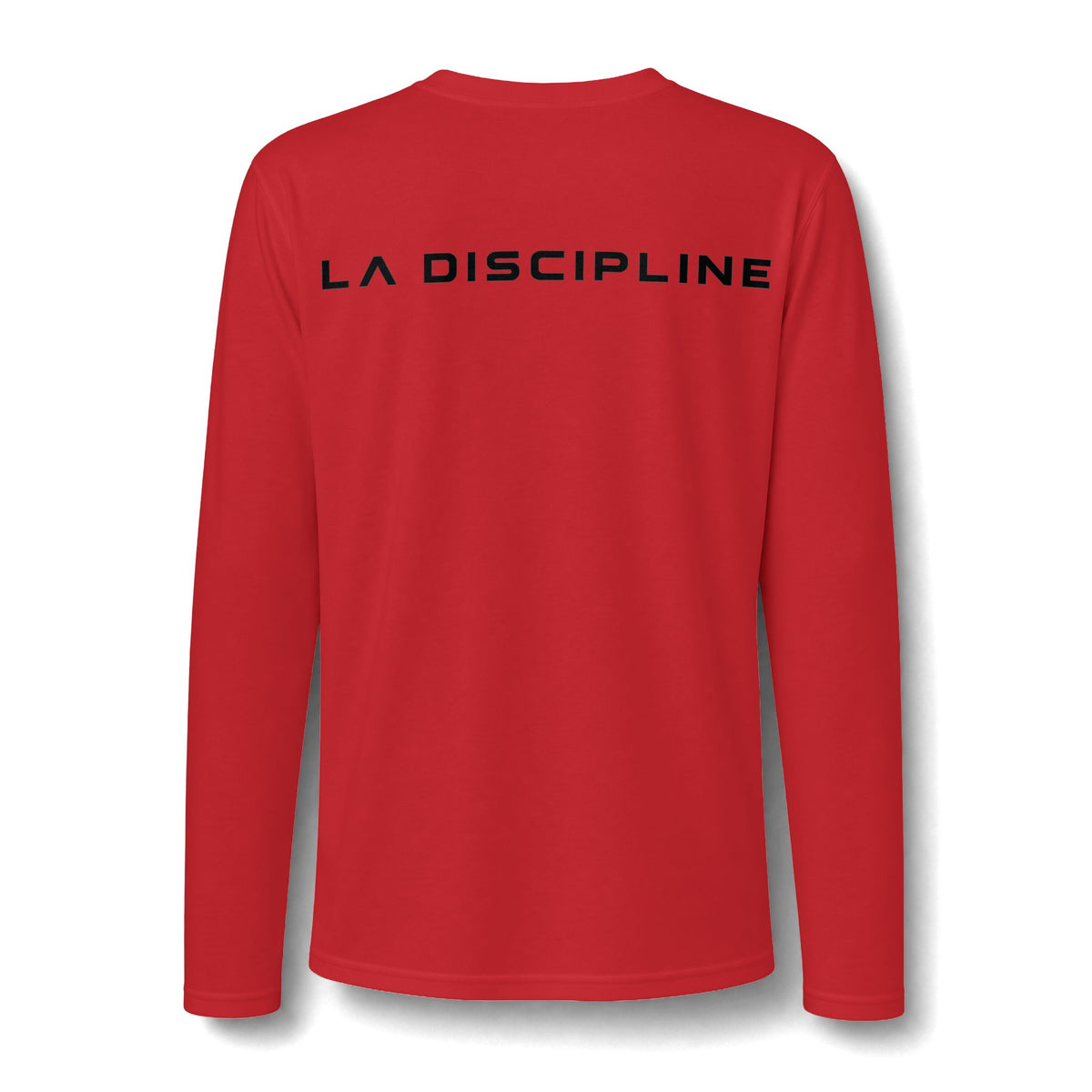 La Discipline Long Sleeve Tee — Minimal LD Logo Performance Shirt Printify