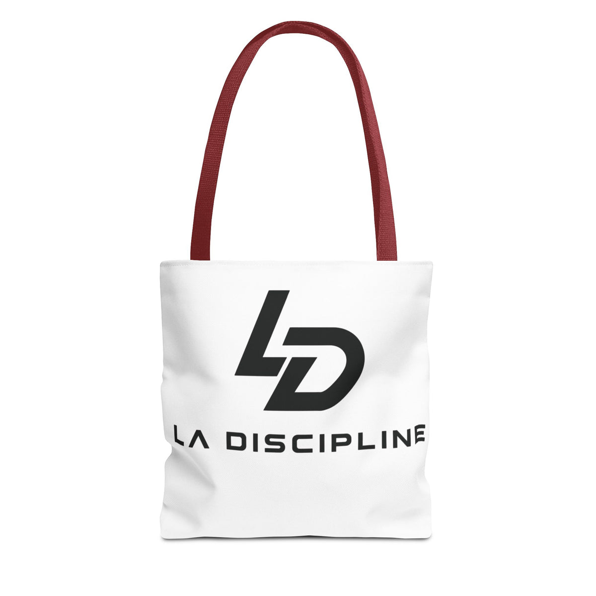 La Discipline Logo Tote Bag – Minimalist Gym &amp; Everyday Carry Printify