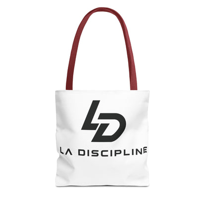La Discipline Logo Tote Bag – Minimalist Gym &amp; Everyday Carry Printify