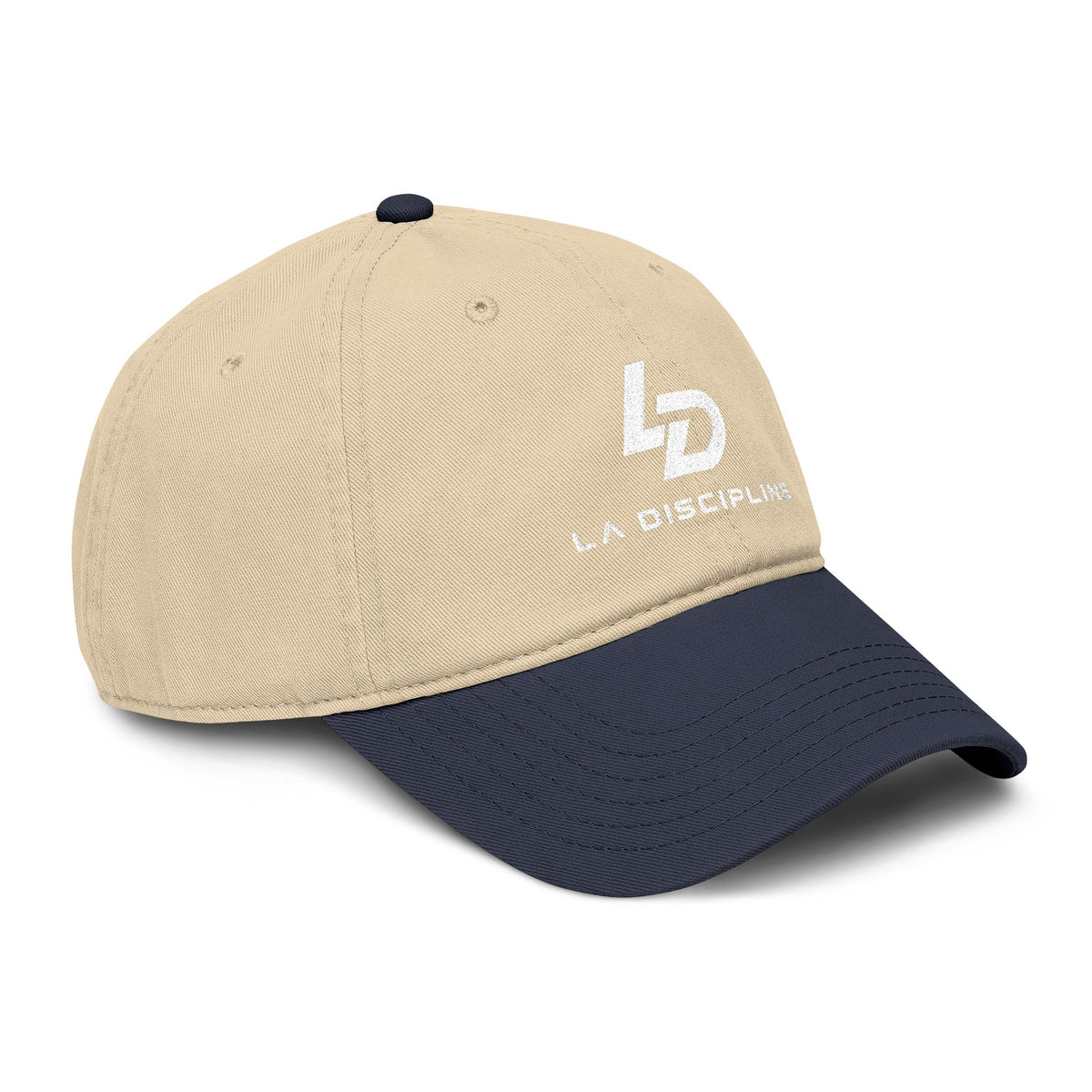 LA Discipline Embroidered Baseball Cap — Washed Cotton Dad Hat Printify