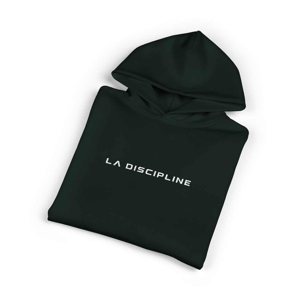 La Discipline Hoodie — Minimal Black Relaxed Streetwear Hoodie Printify