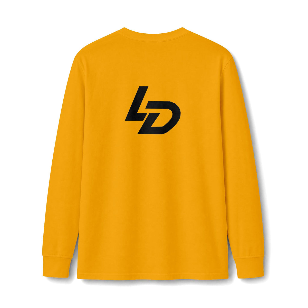 La Discipline Long Sleeve Tee — Minimal Logo Athletic Shirt Printify