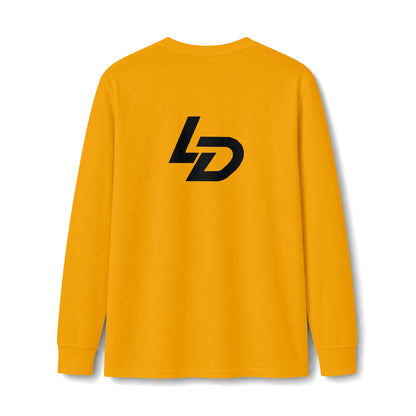La Discipline Long Sleeve Tee — Minimal Logo Athletic Shirt Printify
