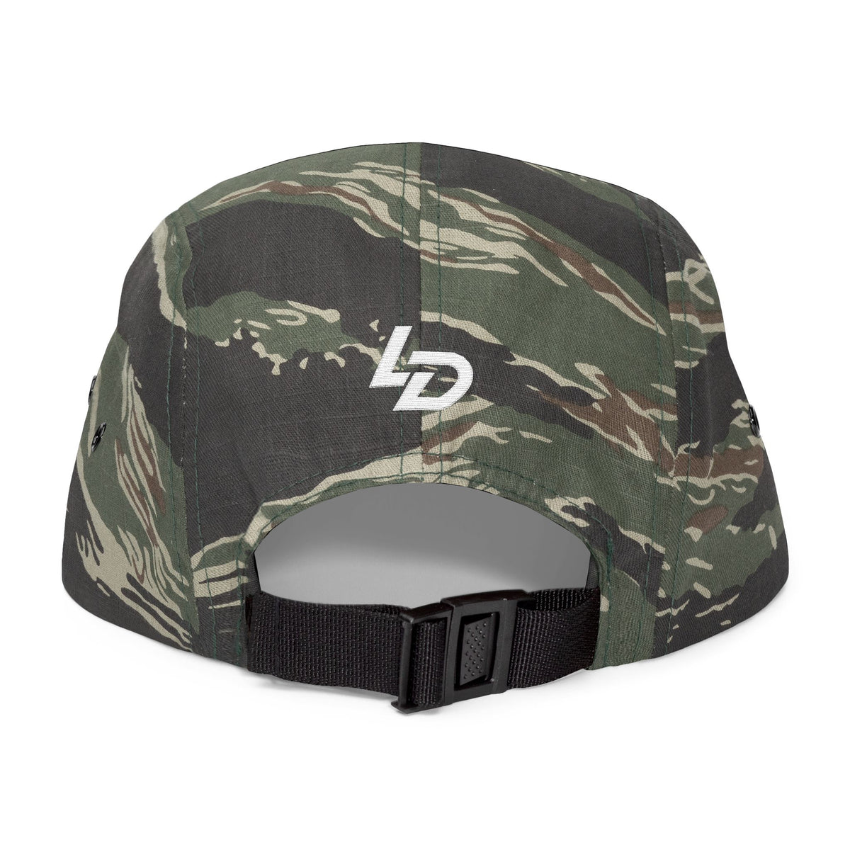Embroidered 5-Panel Cap — "LA DISCIPLINE" Minimal Logo Printify