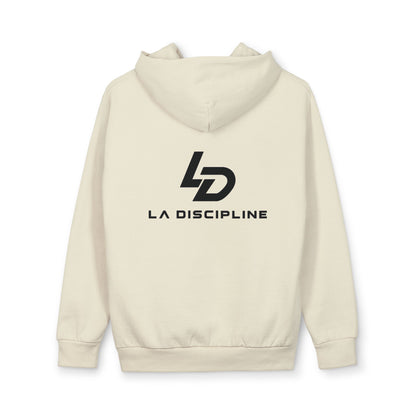 LA Discipline Logo Hoodie — Minimalist Athletic Pullover Printify