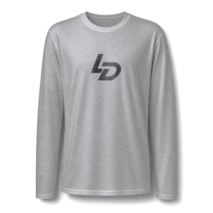 La Discipline Long Sleeve Tee — Minimal LD Logo Performance Shirt Printify