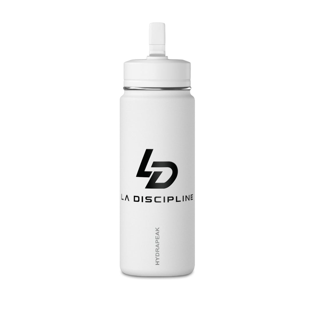 LA Discipline 20oz Mini Water Bottle – Sport Straw Insulated Hydration Bottle Printify