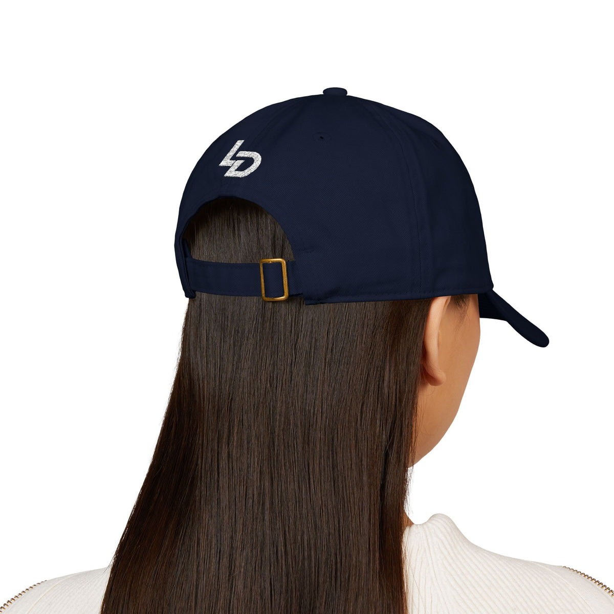 LA Dreamer Embroidered Baseball Cap – Organic Cotton, Minimal Logo Printify