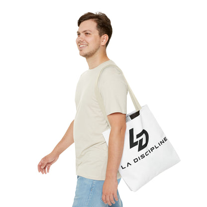 La Discipline Logo Tote Bag – Minimalist Gym &amp; Everyday Carry Printify