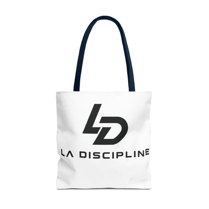 La Discipline Logo Tote Bag – Minimalist Gym &amp; Everyday Carry Printify