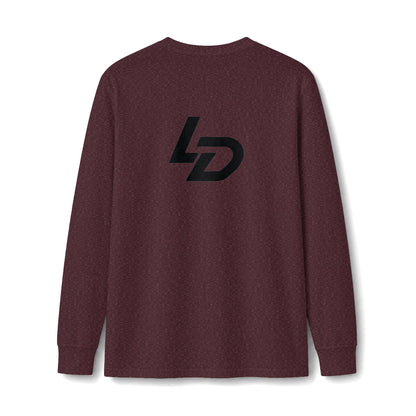 La Discipline Long Sleeve Tee — Minimal Logo Athletic Shirt Printify