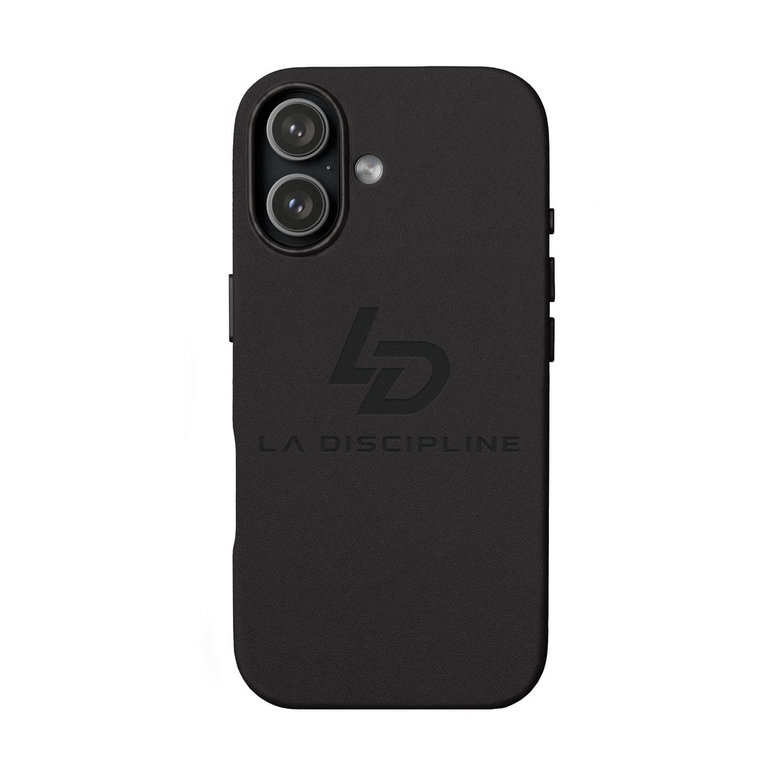 Engraved PU Leather Phone Case — Custom Logo Engraving, Sleek Protective Cover Printify