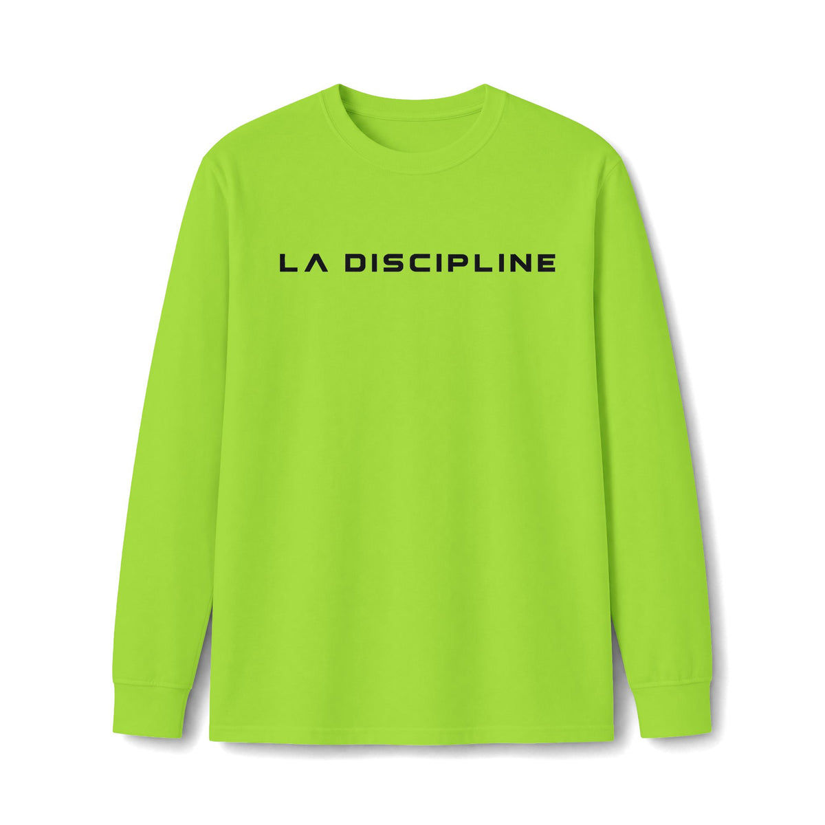 La Discipline Long Sleeve Tee — Minimal Logo Athletic Shirt Printify