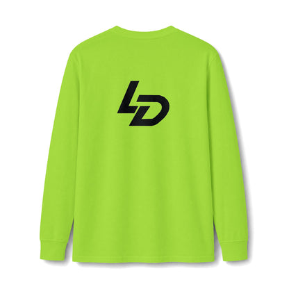La Discipline Long Sleeve Tee — Minimal Logo Athletic Shirt Printify