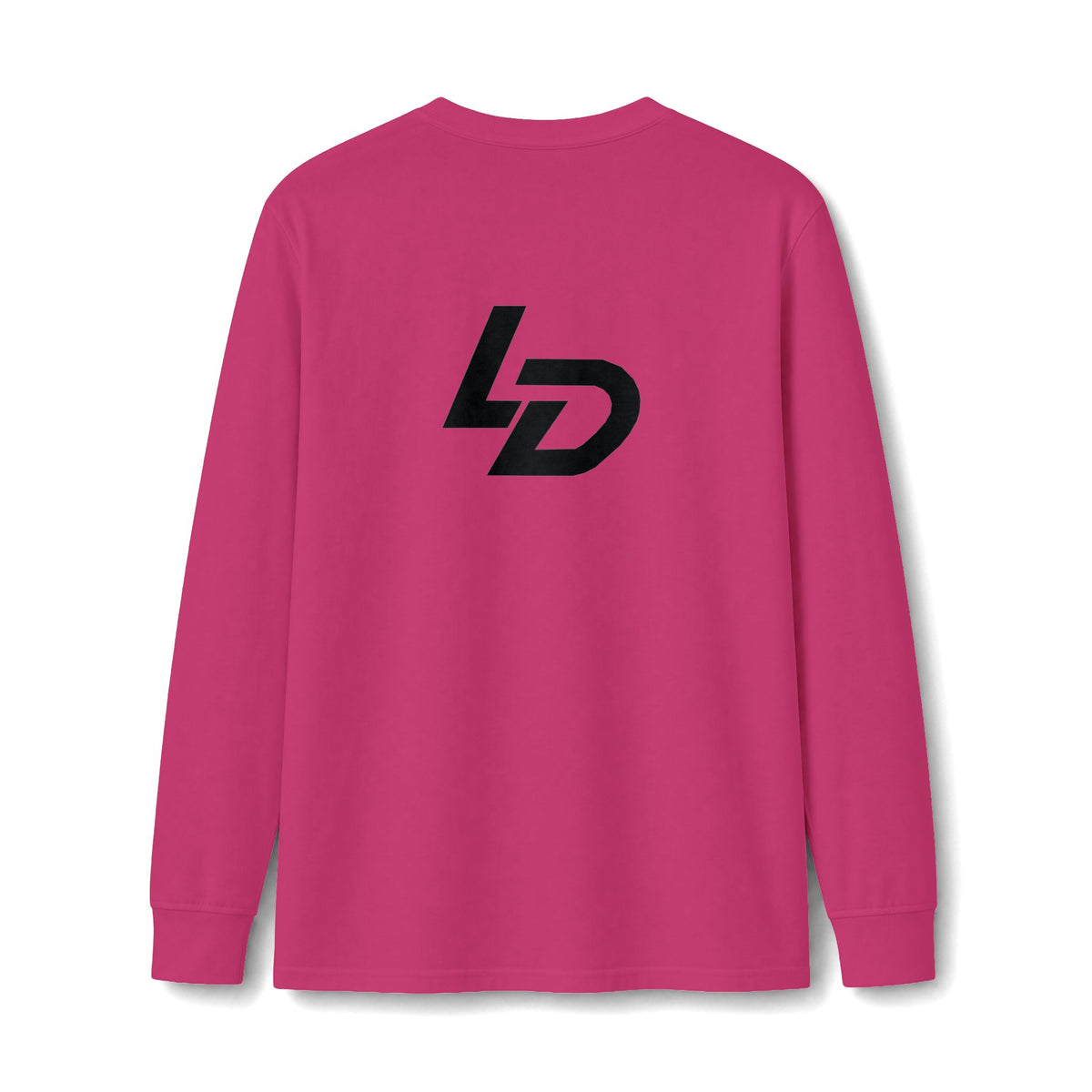 La Discipline Long Sleeve Tee — Minimal Logo Athletic Shirt Printify