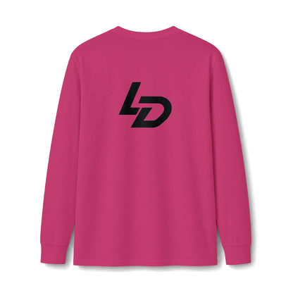 La Discipline Long Sleeve Tee — Minimal Logo Athletic Shirt Printify