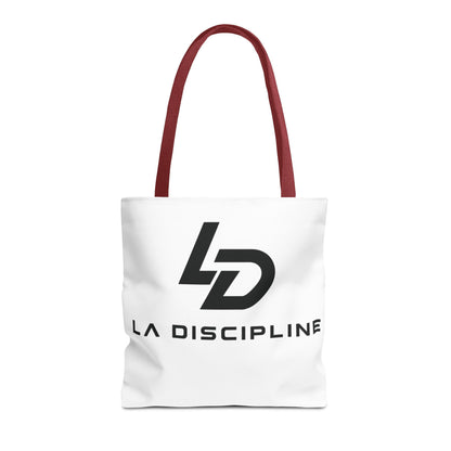 La Discipline Logo Tote Bag – Minimalist Gym &amp; Everyday Carry Printify
