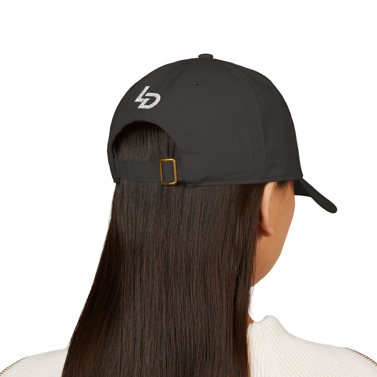 LA Dreamer Embroidered Baseball Cap – Organic Cotton, Minimal Logo Printify